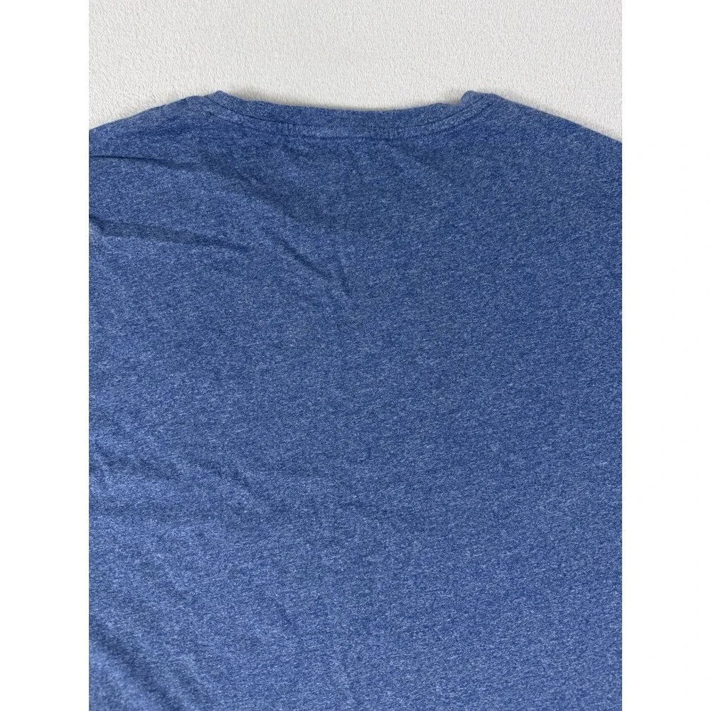 Polo Ralph Lauren Custom Slim Fit T Shirt Mens Large Blue Heather Pony Logo‎ Tee